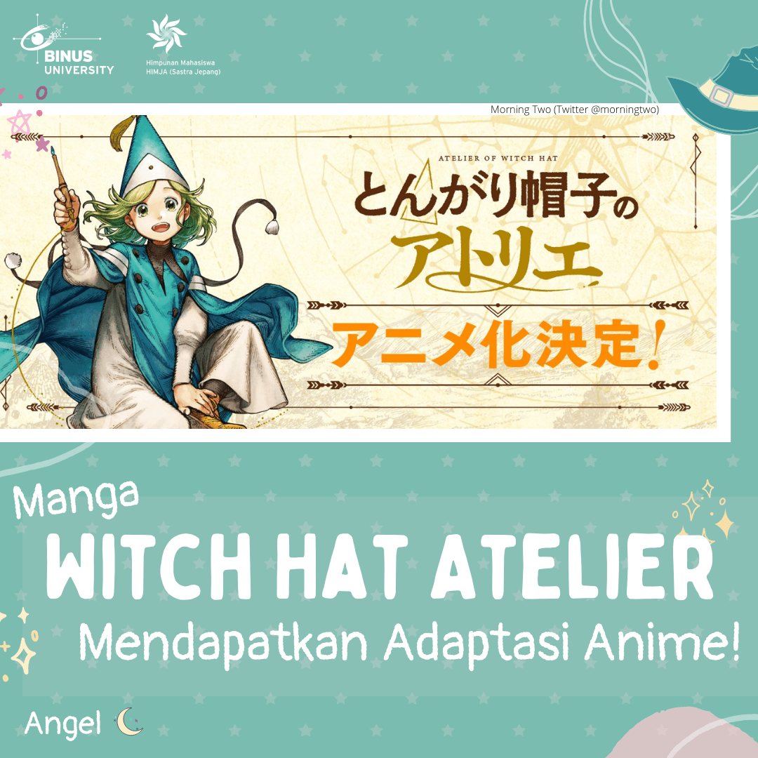 Manga ‘Witch Hat Atelier’ mendapatkan adaptasi anime!