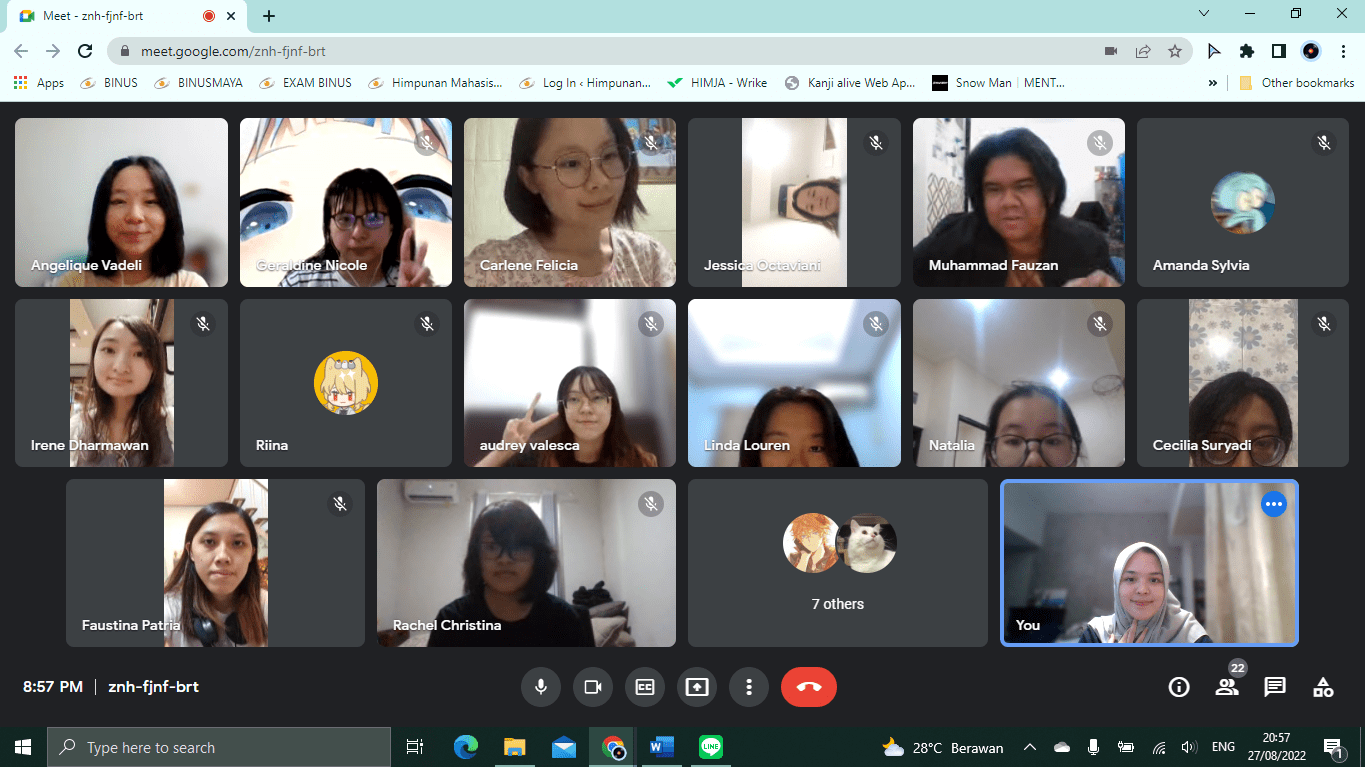 Rapat Gabungan PR-Creative, Agustus 2022