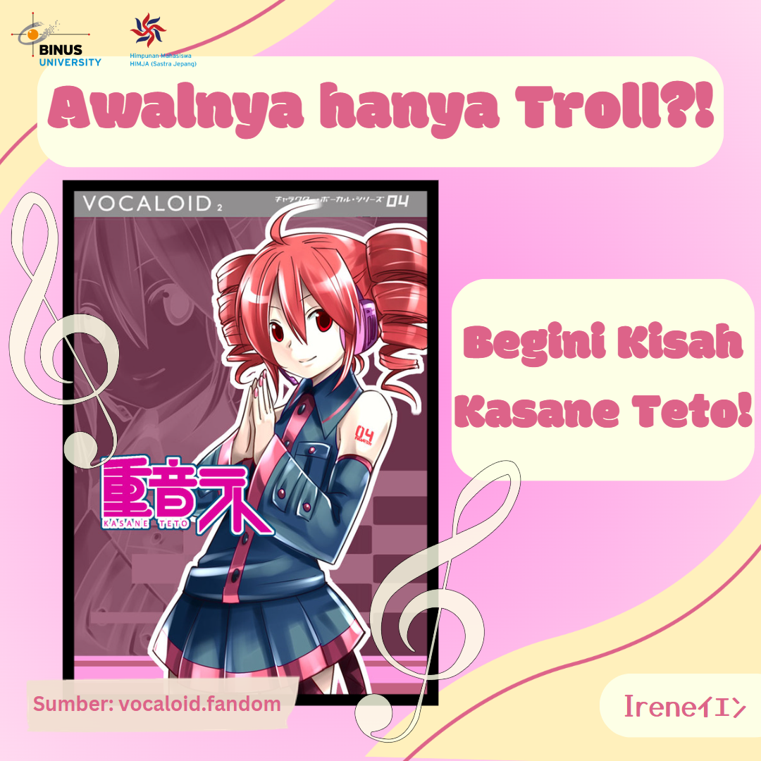 Awalnya Hanya troll??? Begini Kisah Kasane Teto