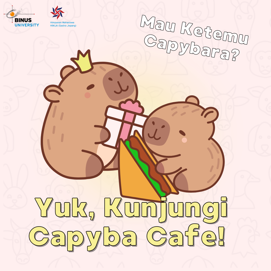 Mau Ketemu Capybara? Yuk, Kunjungi Capyba Cafe!