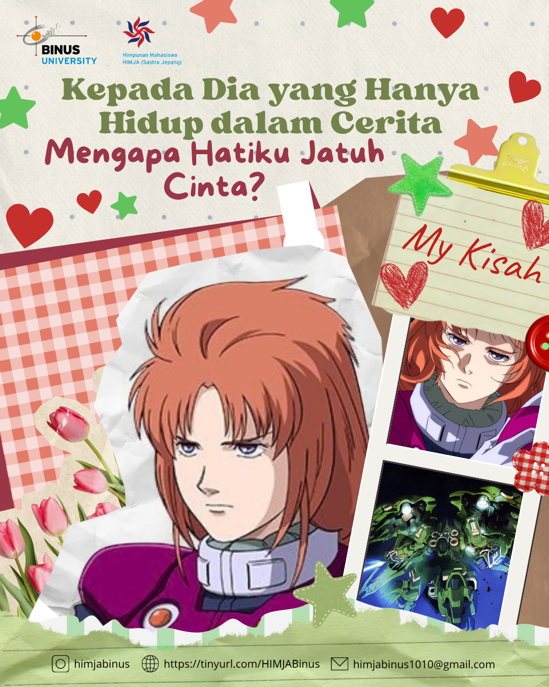 Kepada Dia yang Hanya Hidup dalam Cerita, Mengapa Hatiku Jatuh Cinta?