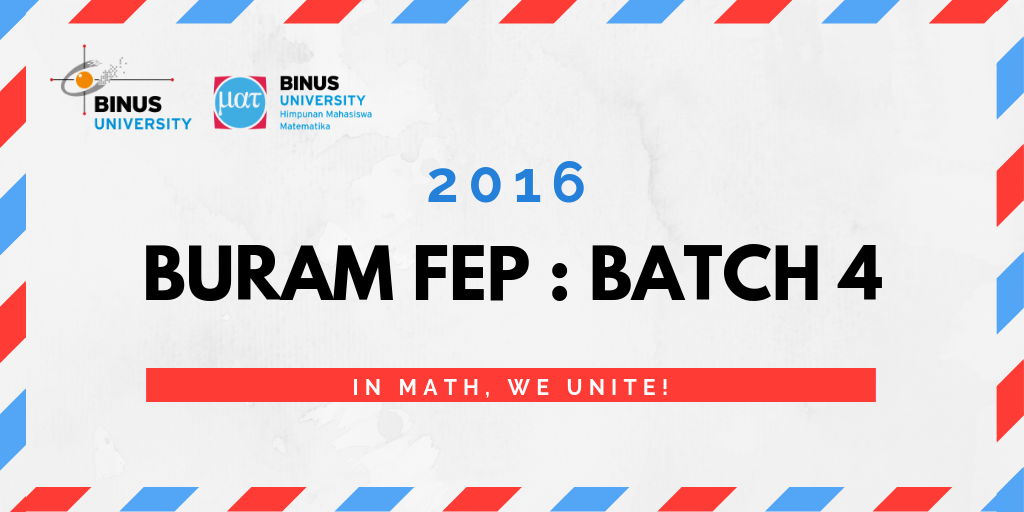 BURAM FEP HIMMAT 2016 BATCH 4
