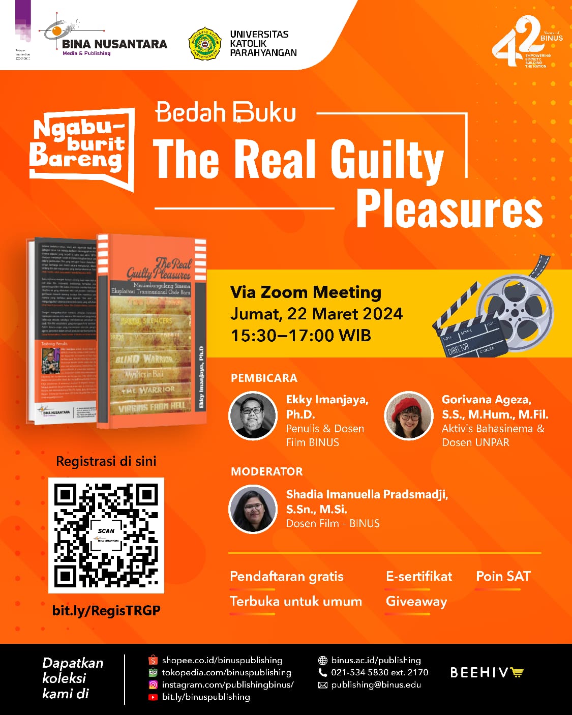 Ngabuburit Bareng: Bedah Buku ‘The Real Guilty Pleasures: Menimbangulang Sinema Eksploitasi Transnasional Orde Baru’