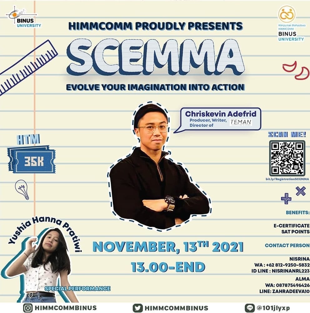 SCEMMA 2021 “Evolve Your Imagination Into Action!”