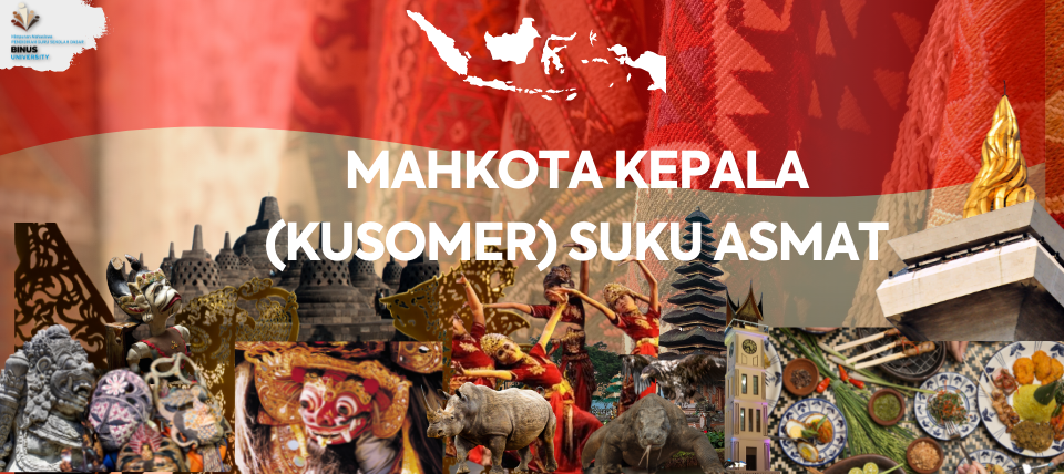 Mahkota Kepala (Kusomer) Suku Asmat