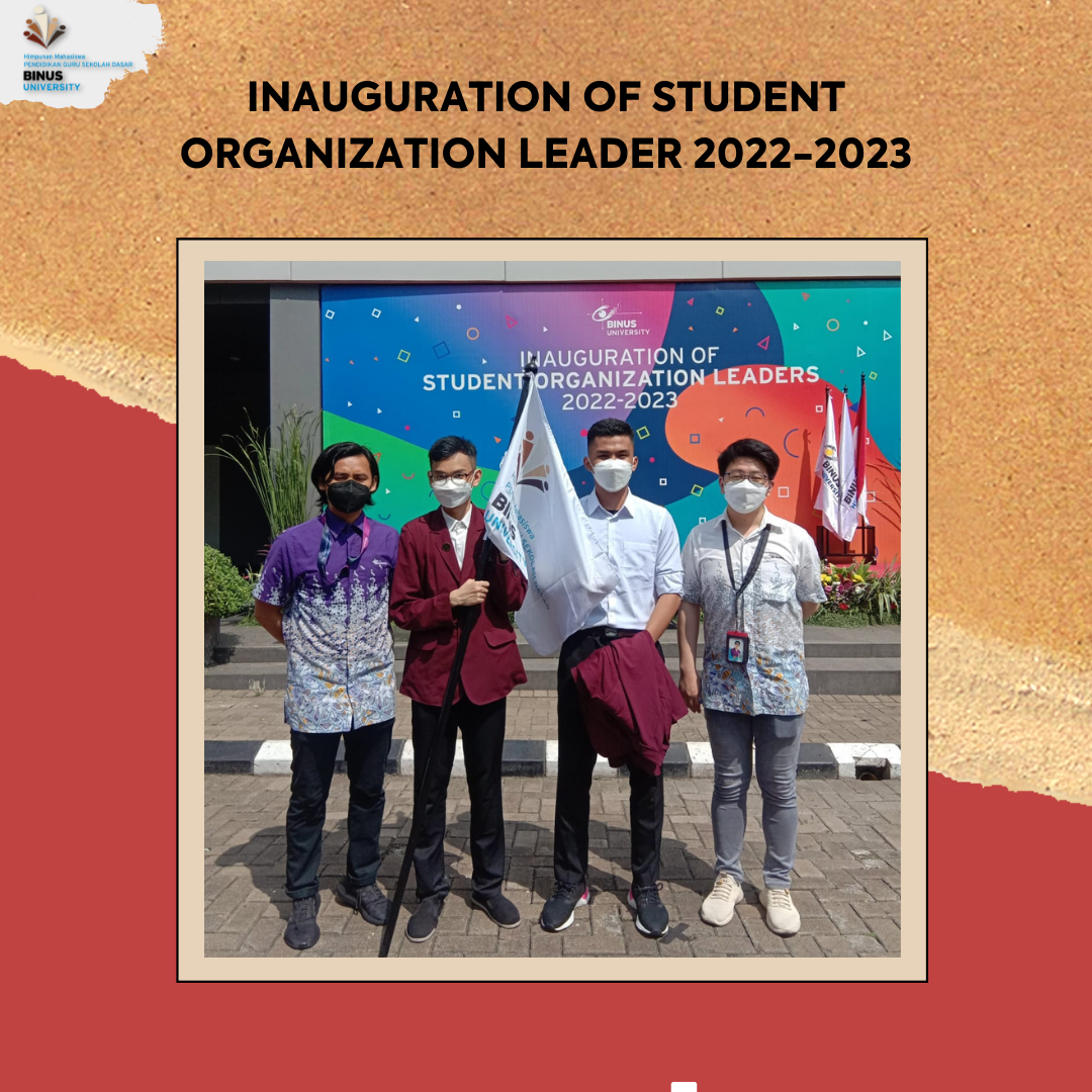 INAUGURATION OF STUDENT ORGANIZATION LEADER 2022-2023