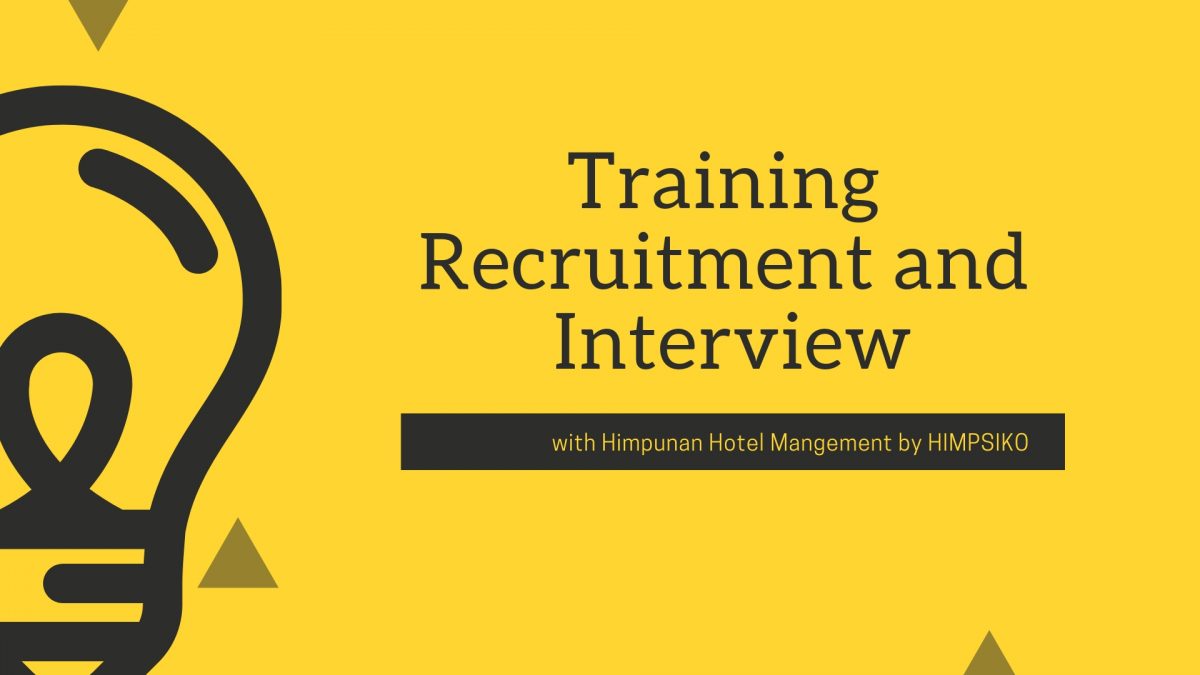 Training Recruitment and Interview