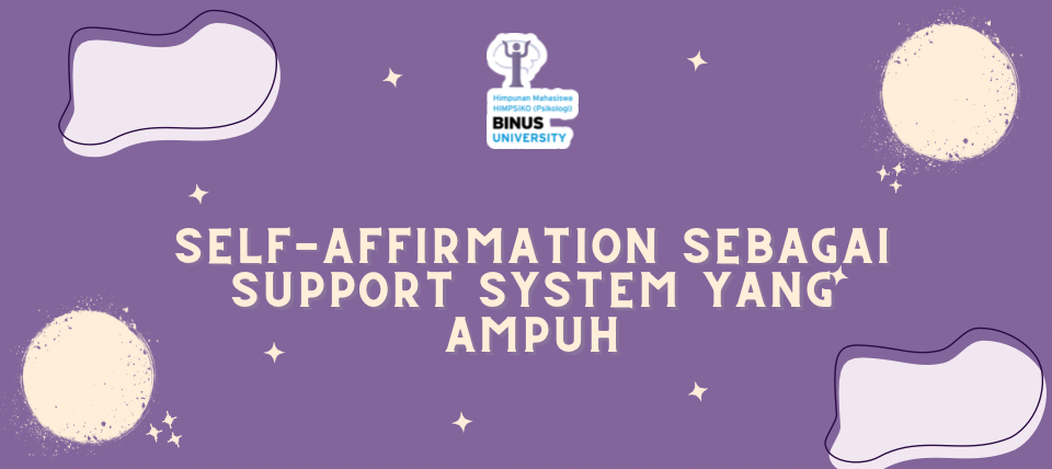 Self-affirmation sebagai Support System yang Ampuh