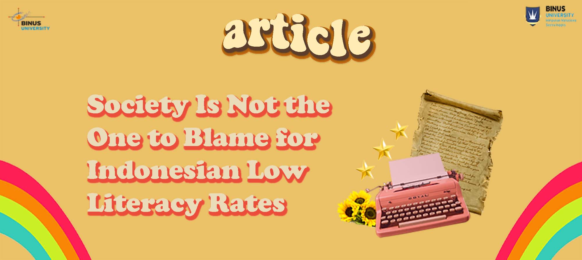 Society Is Not the One to Blame for Indonesian Low Literacy Rates
