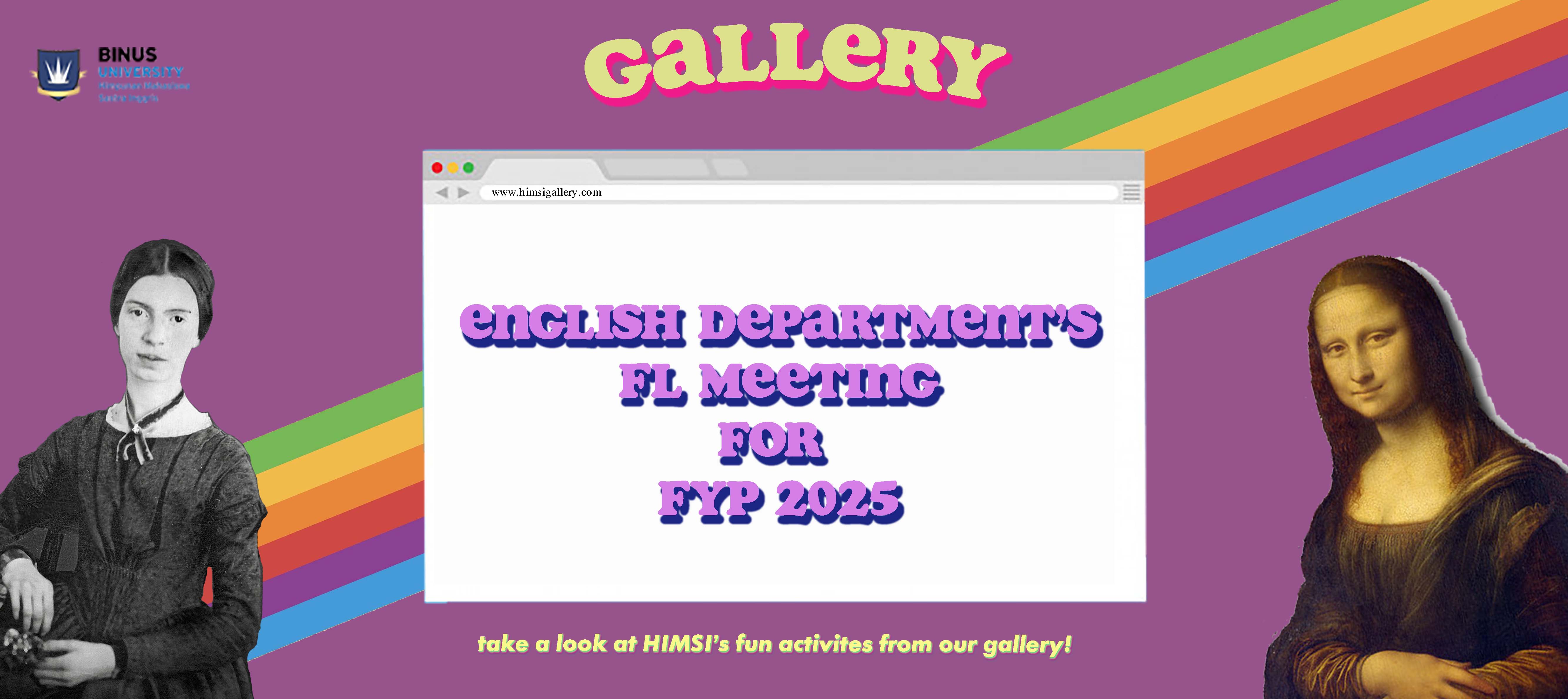 English Department’s FL Meeting for FYP 2025