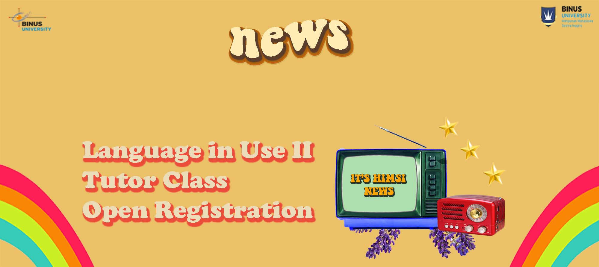 Language in Use II Tutor Class Open Registration