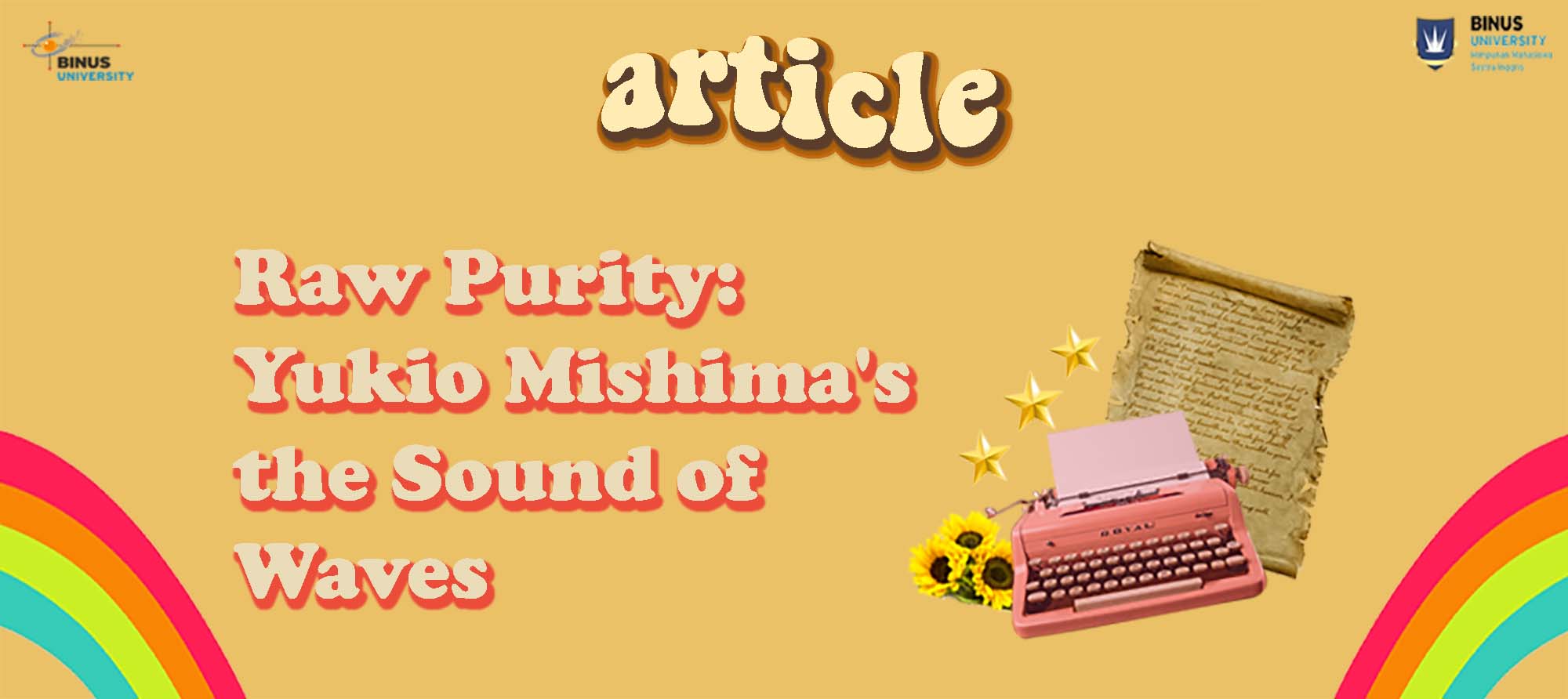 Raw Purity: Yukio Mishima’s the Sound of Waves