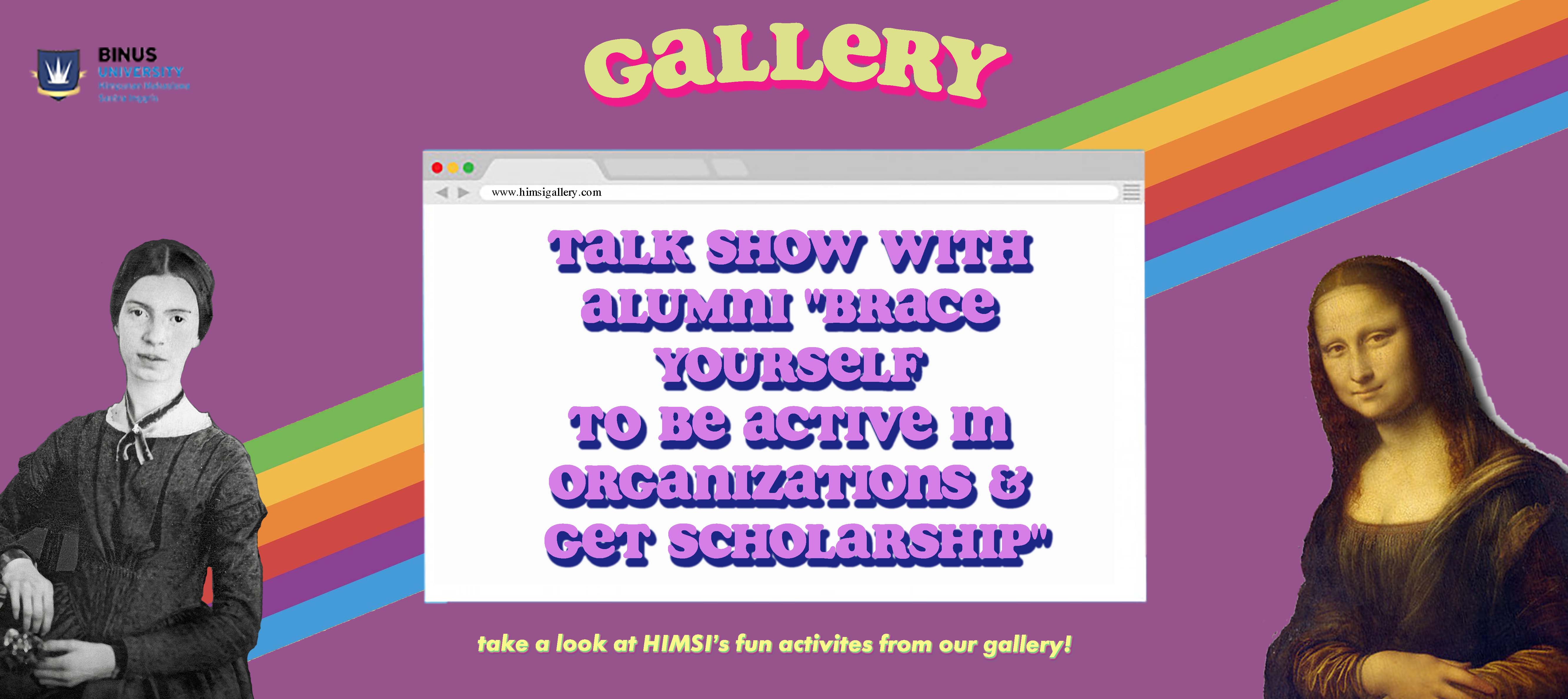 Talk Show with Alumni “Brace Yourself to be Active in Organizations & Get Scholarship”