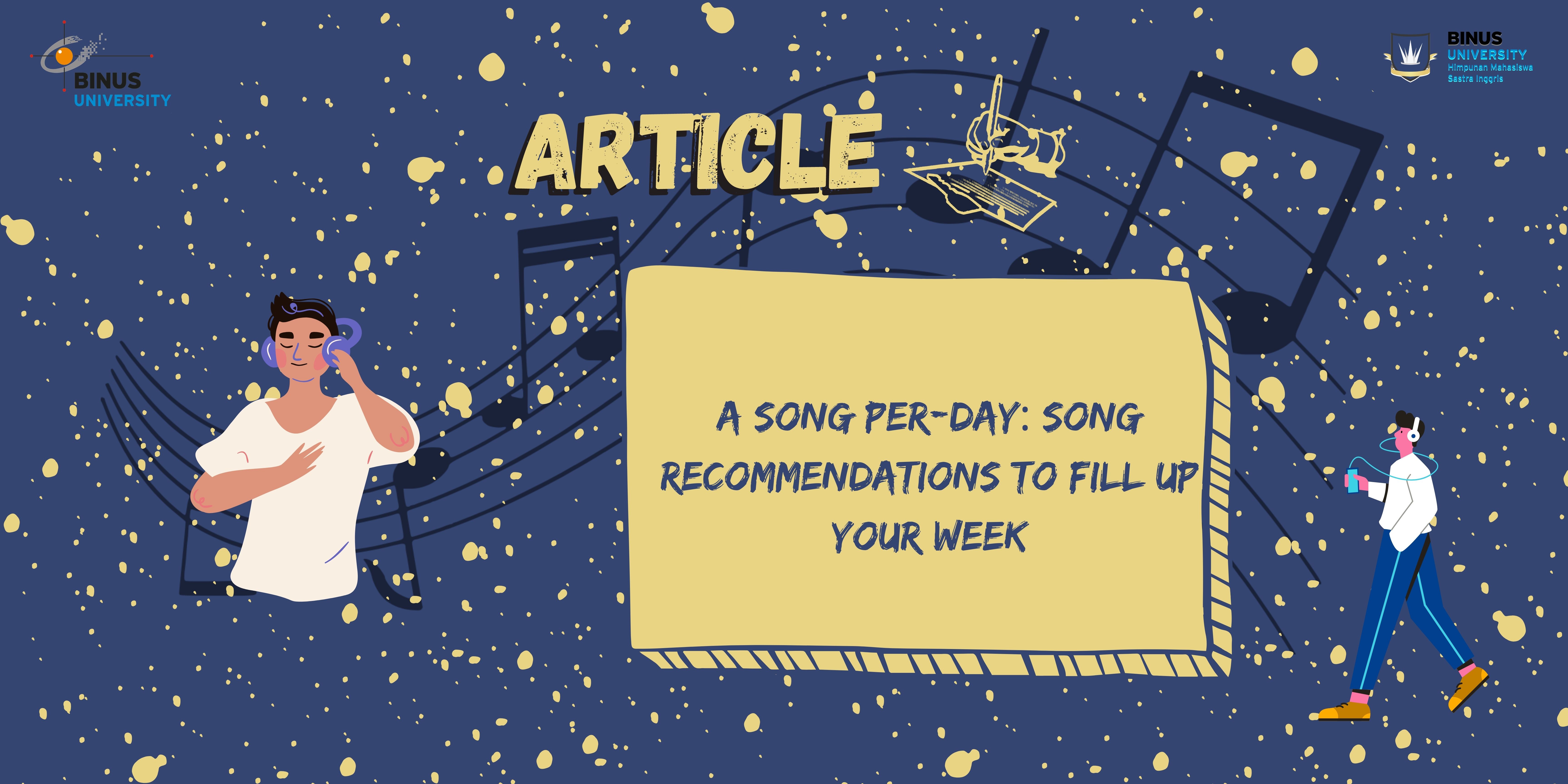 A Song Per-day: Song Recommendations to Fill up Your Week