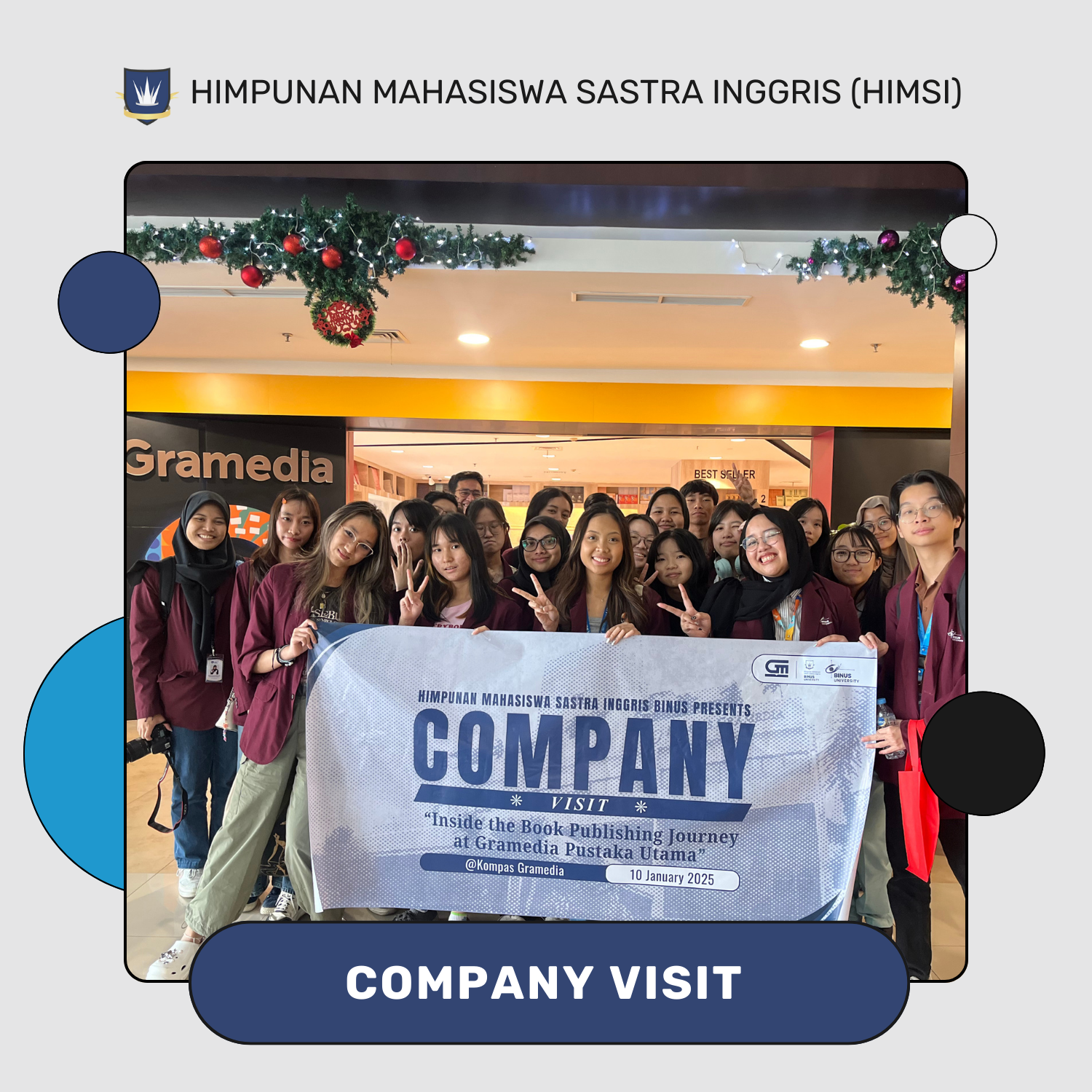 HIMSI’s Company Visit to Gramedia Pustaka Utama