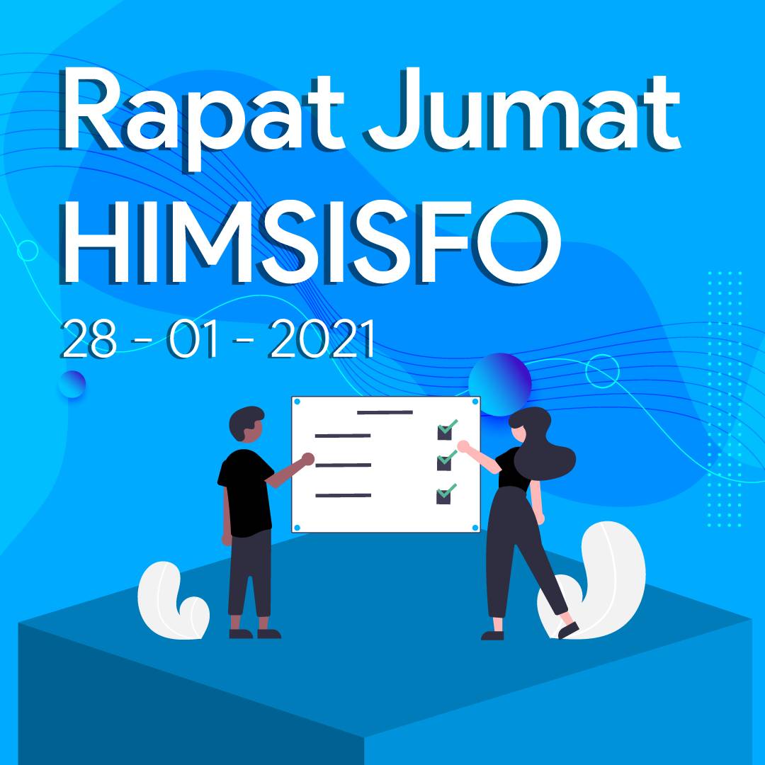 RAPAT JUMAT HIMSISFO 28 JANUARI 2021