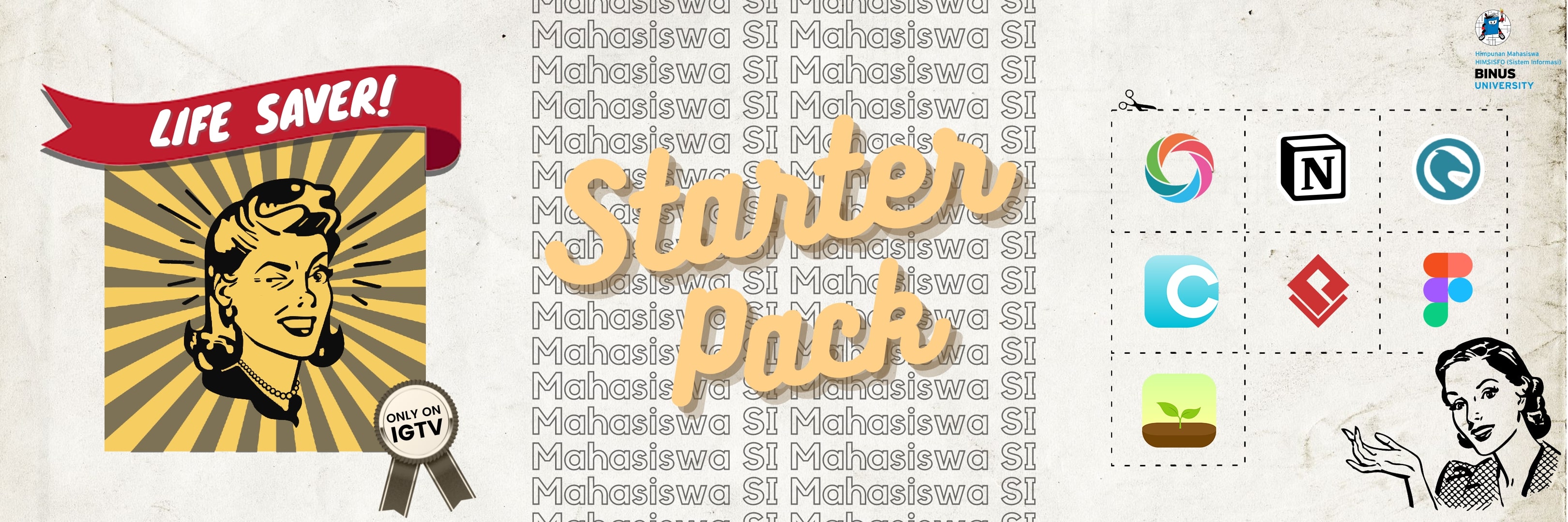 IGTV HIMSISFO: Starter Pack Mahasiswa Sistem Informasi