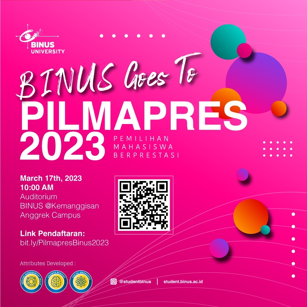 PILMAPRES Bina Nusantara University 2023
