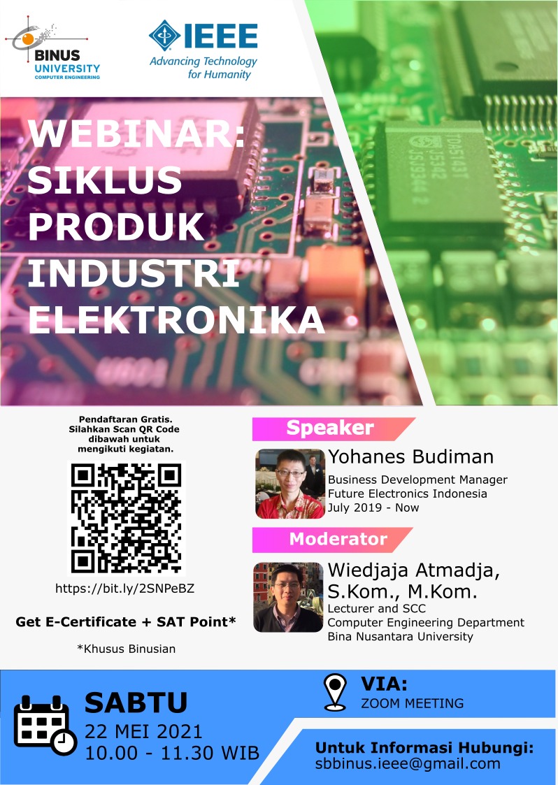 Webinar Siklus Produk Industri Elektronika