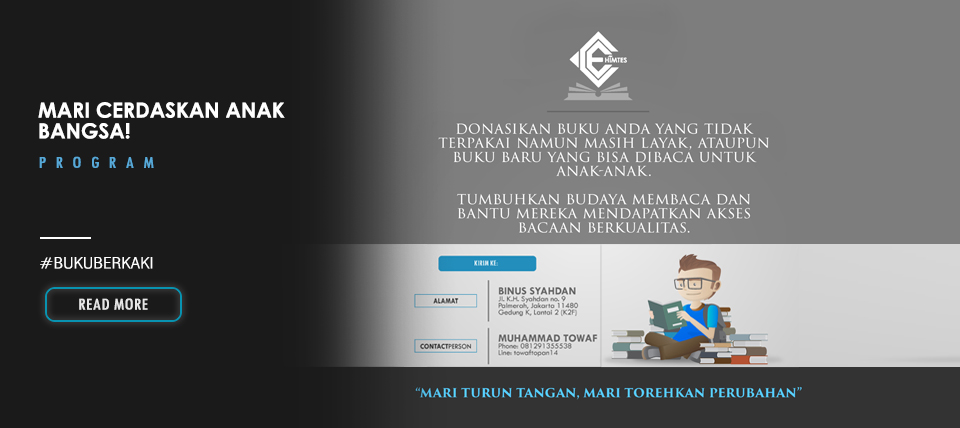 Ayo, donasikan buku kita !