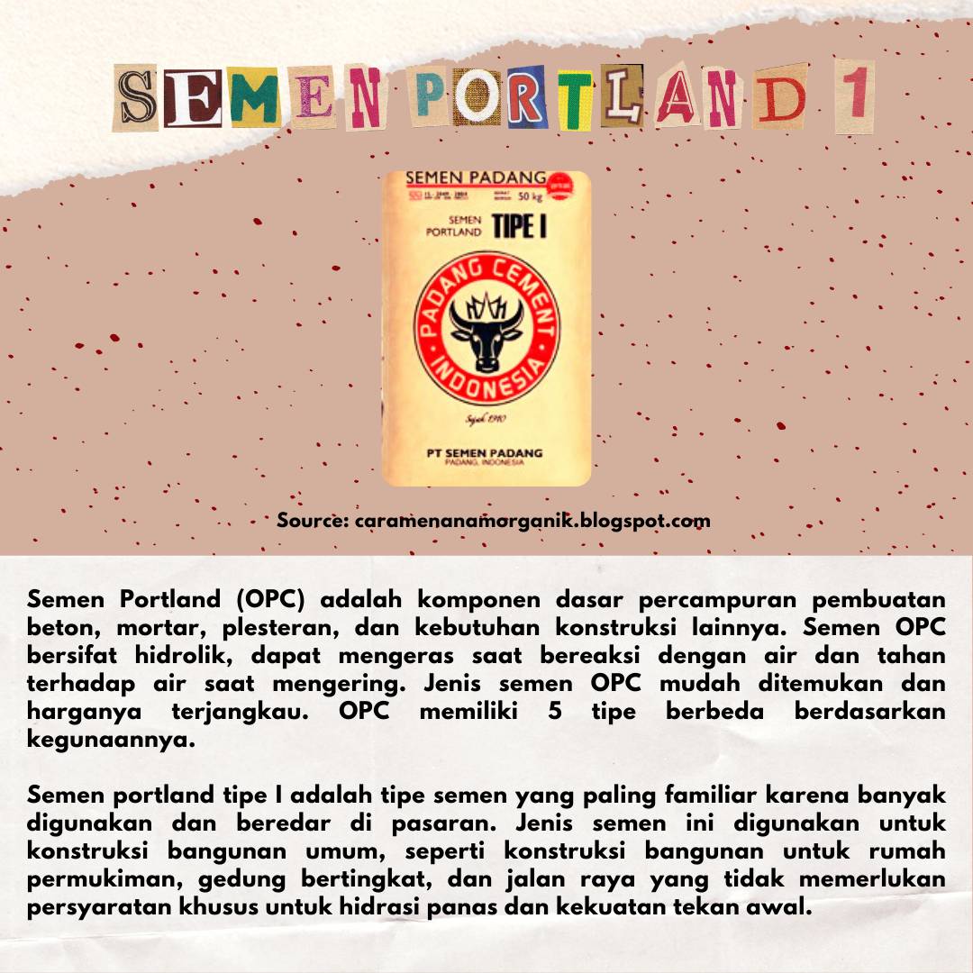 Semen Portland Type 1