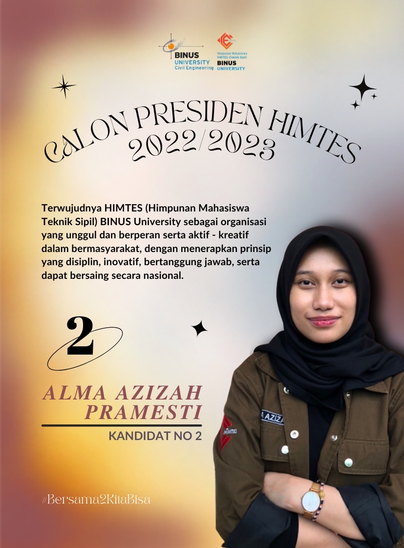 ?HIMTES PRESIDENTIAL ELECTION? ??‍♀️KANDIDAT #2: ALMA AZIZAH PRAMESTI