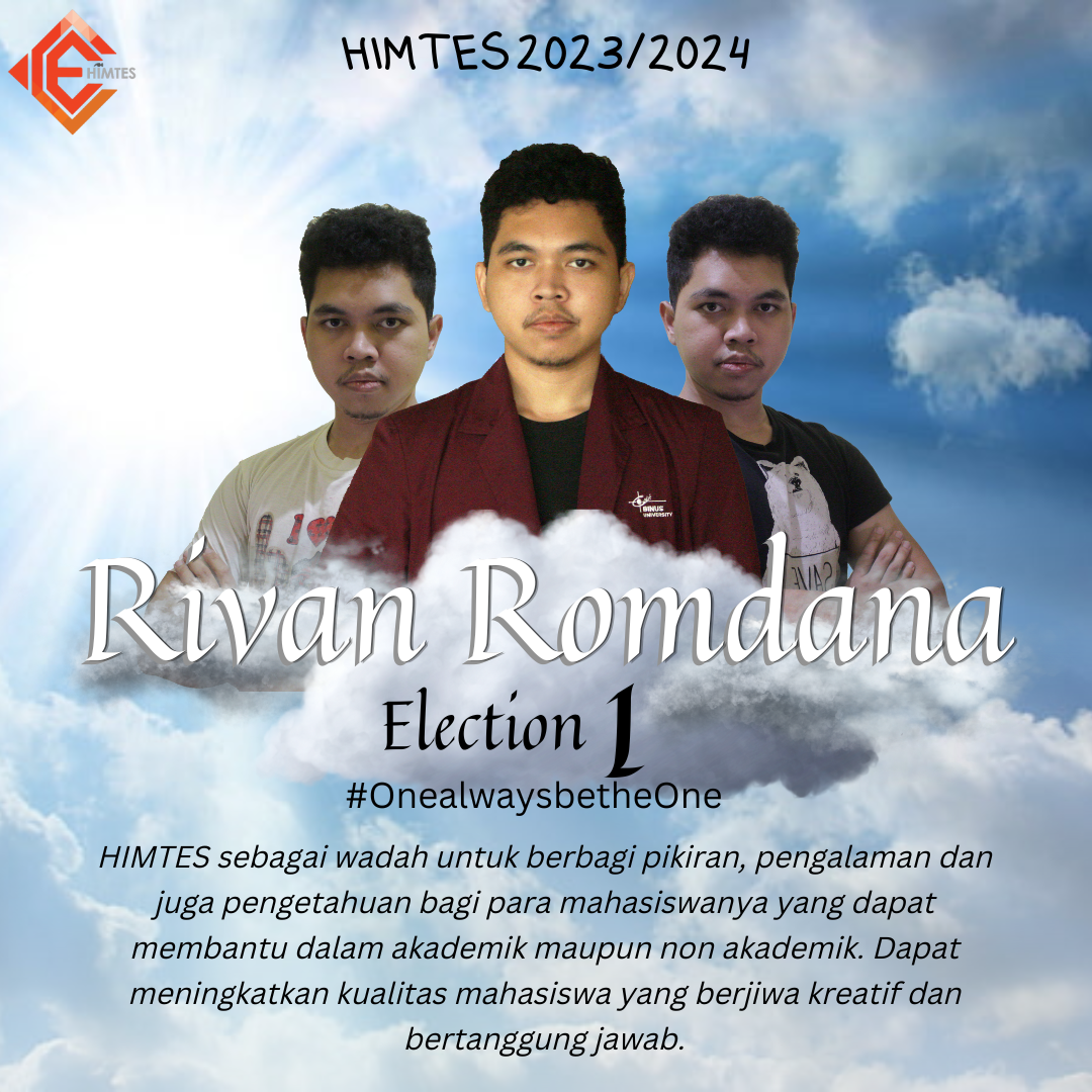 📣HIMTES PRESIDENTIAL ELECTION📣 👷🏻‍♂️KANDIDAT #1: RIVAN ROMDANA
