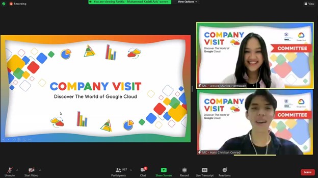 HIMTI Company Visit 2021: Discover The World of Google Cloud