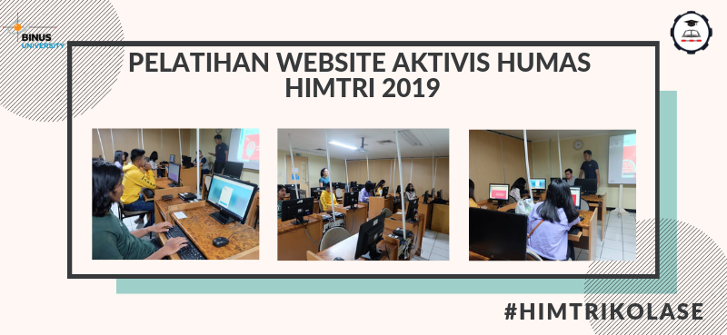 PELATIHAN WEBSITE AKTIVIS HUMAS HIMTRI 2019