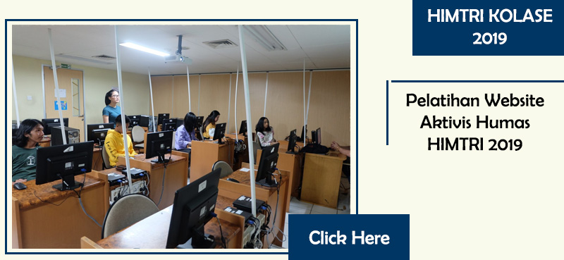 PELATIHAN WEBSITE AKTIVIS HUMAS HIMTRI 2019
