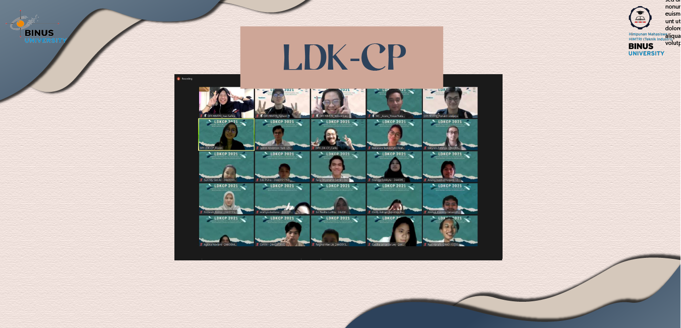 Latihan Dasar Kepemimpinan – Calon Pengurus (LDK – CP) 2021
