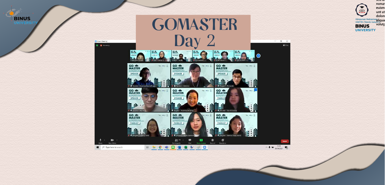 BINUS INDUSTRIAL ENGINEERING GOMASTER FORUM SERIES 2: GO GLOBAL AND GET A MASTER’S DEGREE FROM OVERSEAS UNIVERSITIES