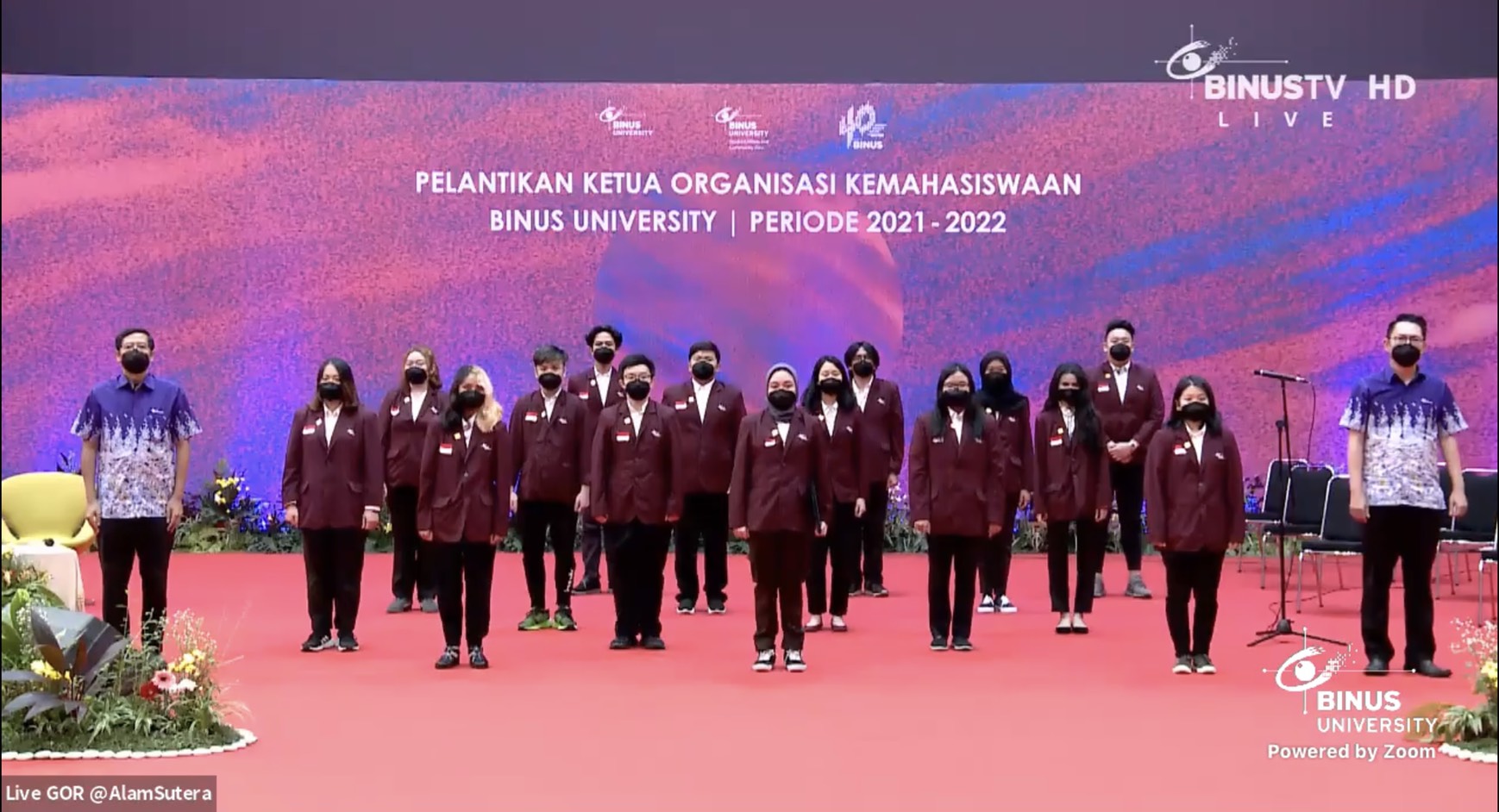 Pelantikan Ketua Organisasi Kemahasiswaan 2021