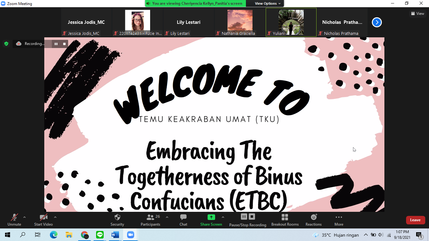 Temu Keakraban Umat 2021