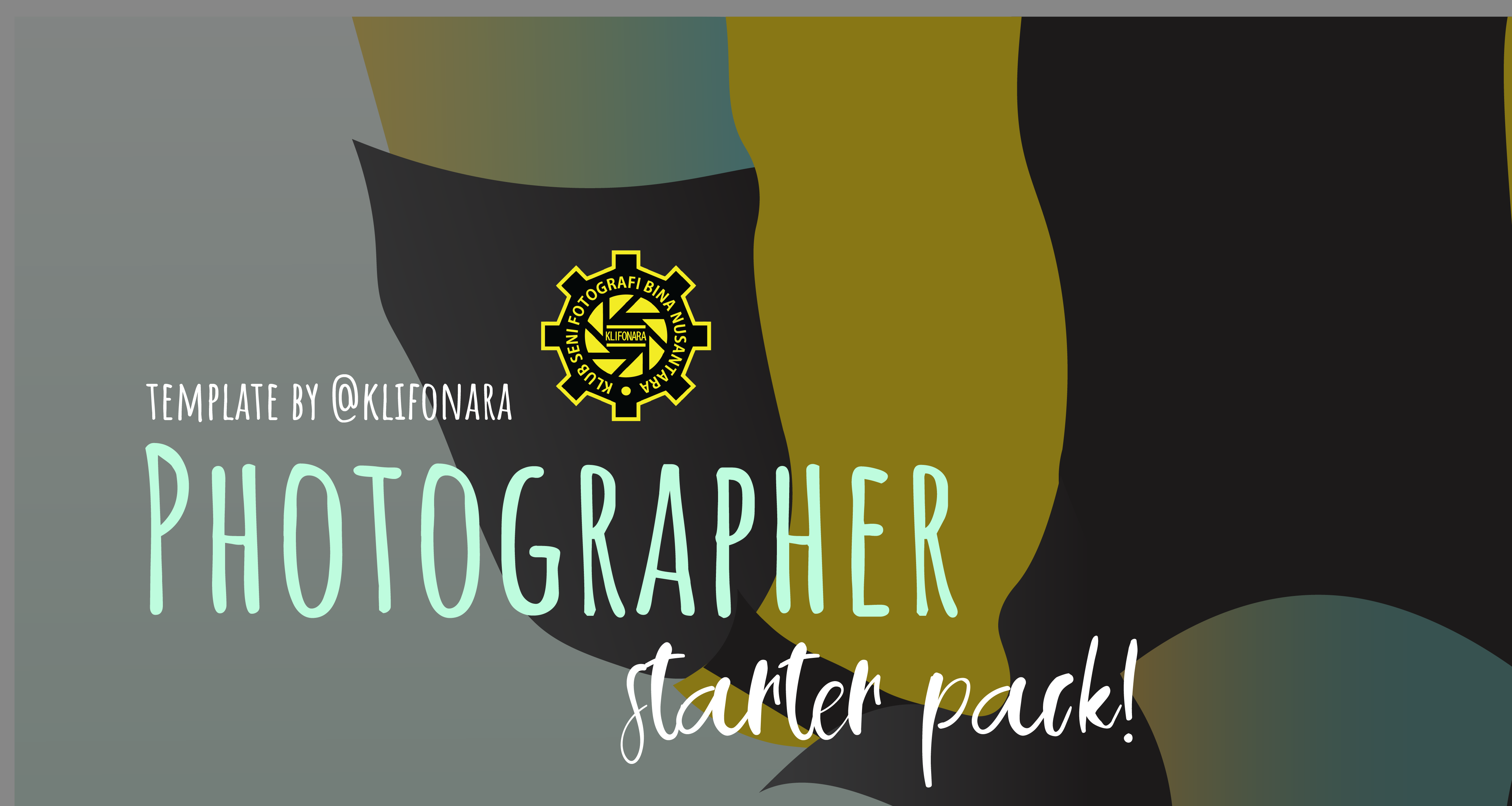 PHOTOGRAPHER starter pack