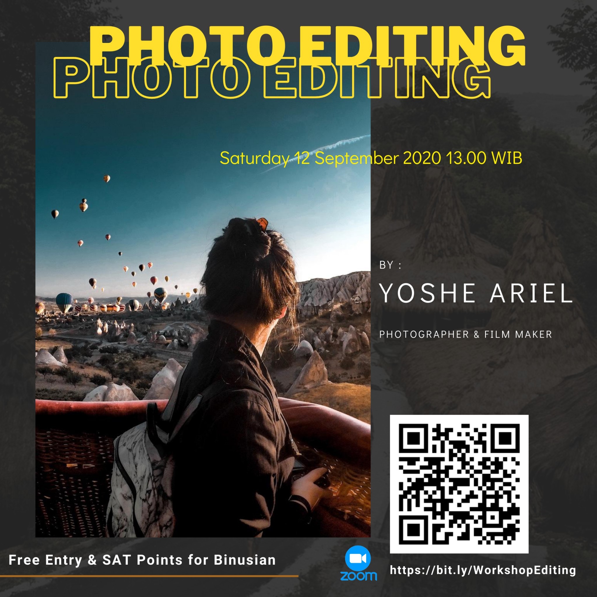 SEMINAR PHOTO EDITING WITH YOSHE ARIEL