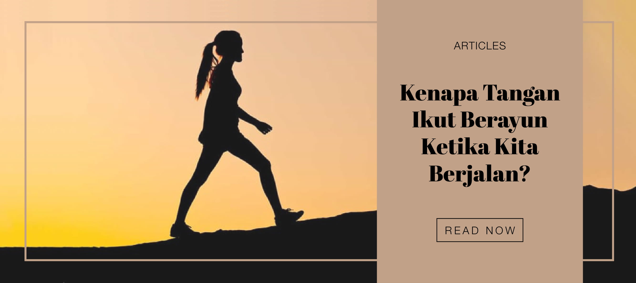Kenapa Tangan Ikut Berayun Ketika Kita Berjalan?
