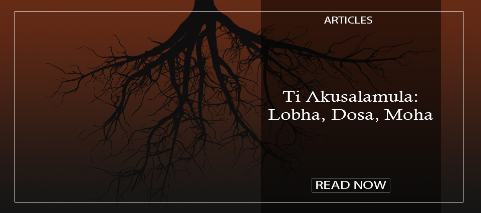 Ti Akusalama: Lobha, Dosa, Moha