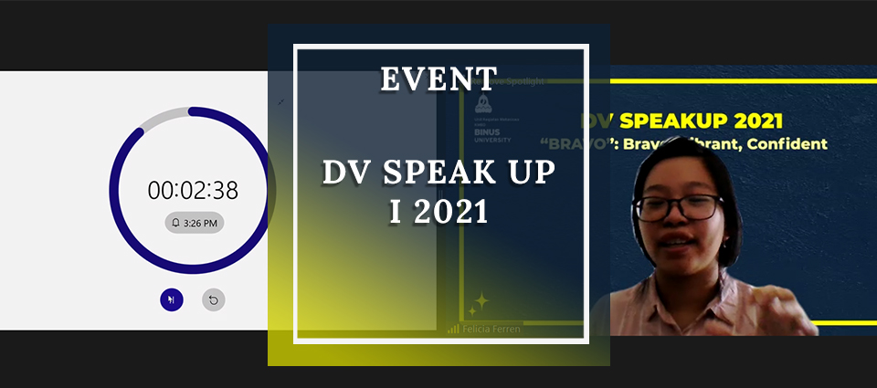 DV Speak UP I 2021