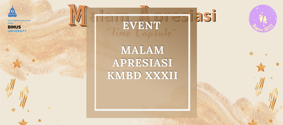 Malam Apresiasi KMBD Periode XXXII