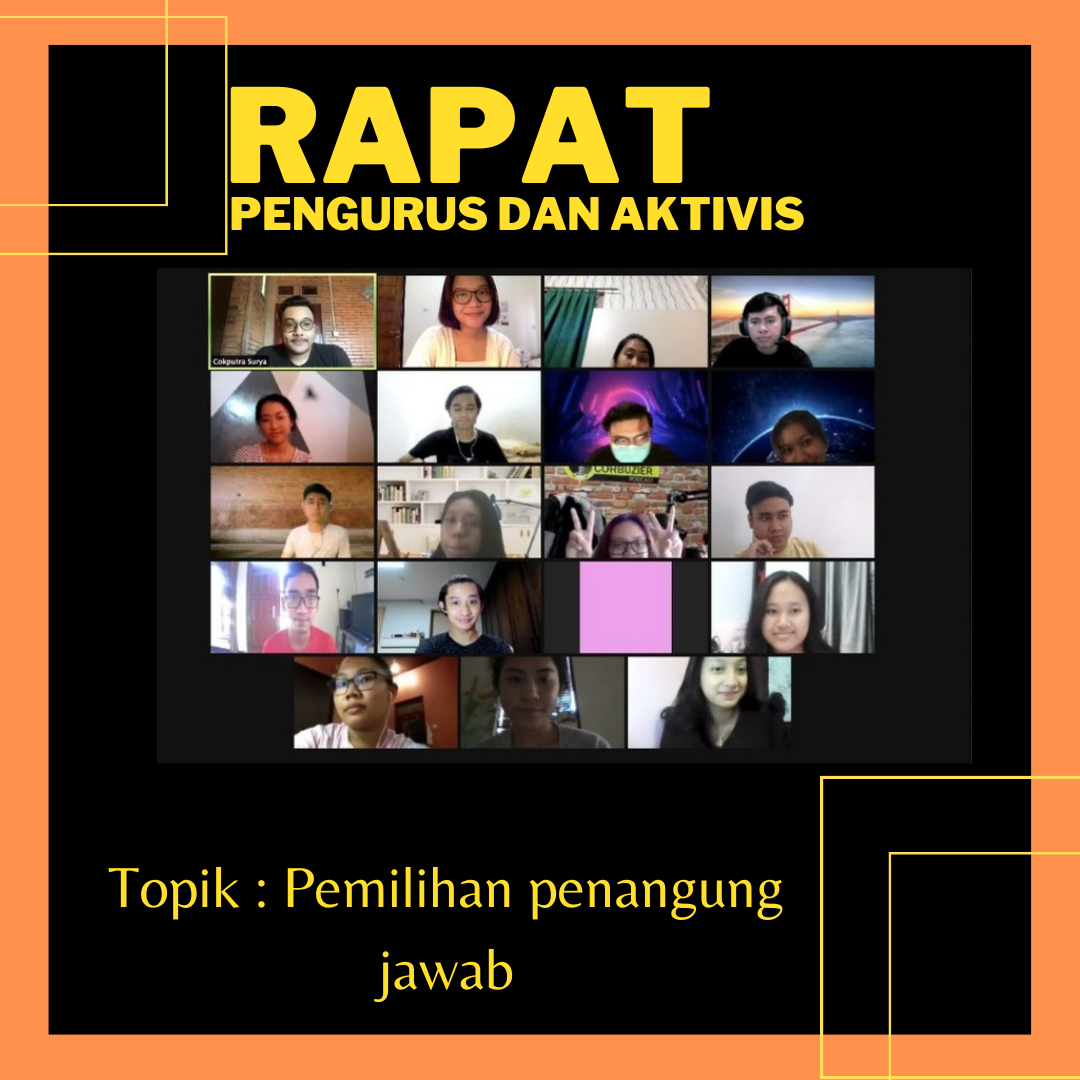 RAPAT PENGURUS DAN AKTIVIS