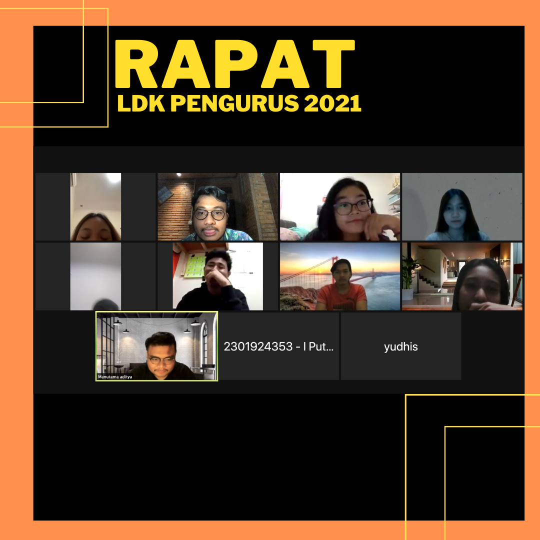 RAPAT PERTAMA LDK PENGURUS 2021