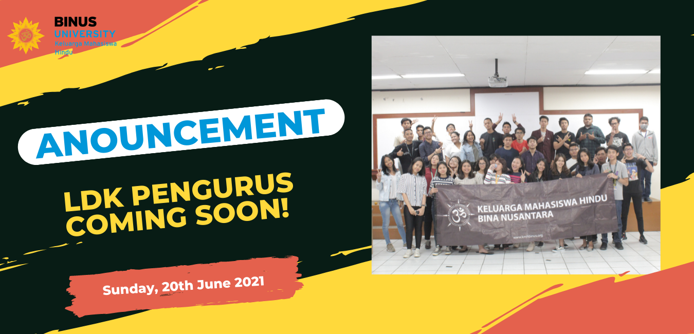 ANNOUNCEMENT EVENT LDK PENGURUS 2021
