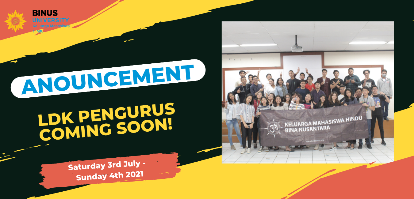 UPDATE ANNOUNCEMENT EVENT LDK PENGURUS 2021