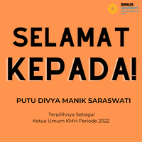 SELAMAT KEPADA PUTU DIVYA MANIK SARASWATI TERPILIHNYA SEBAGAI KETUA UMUM PERIODE 2022
