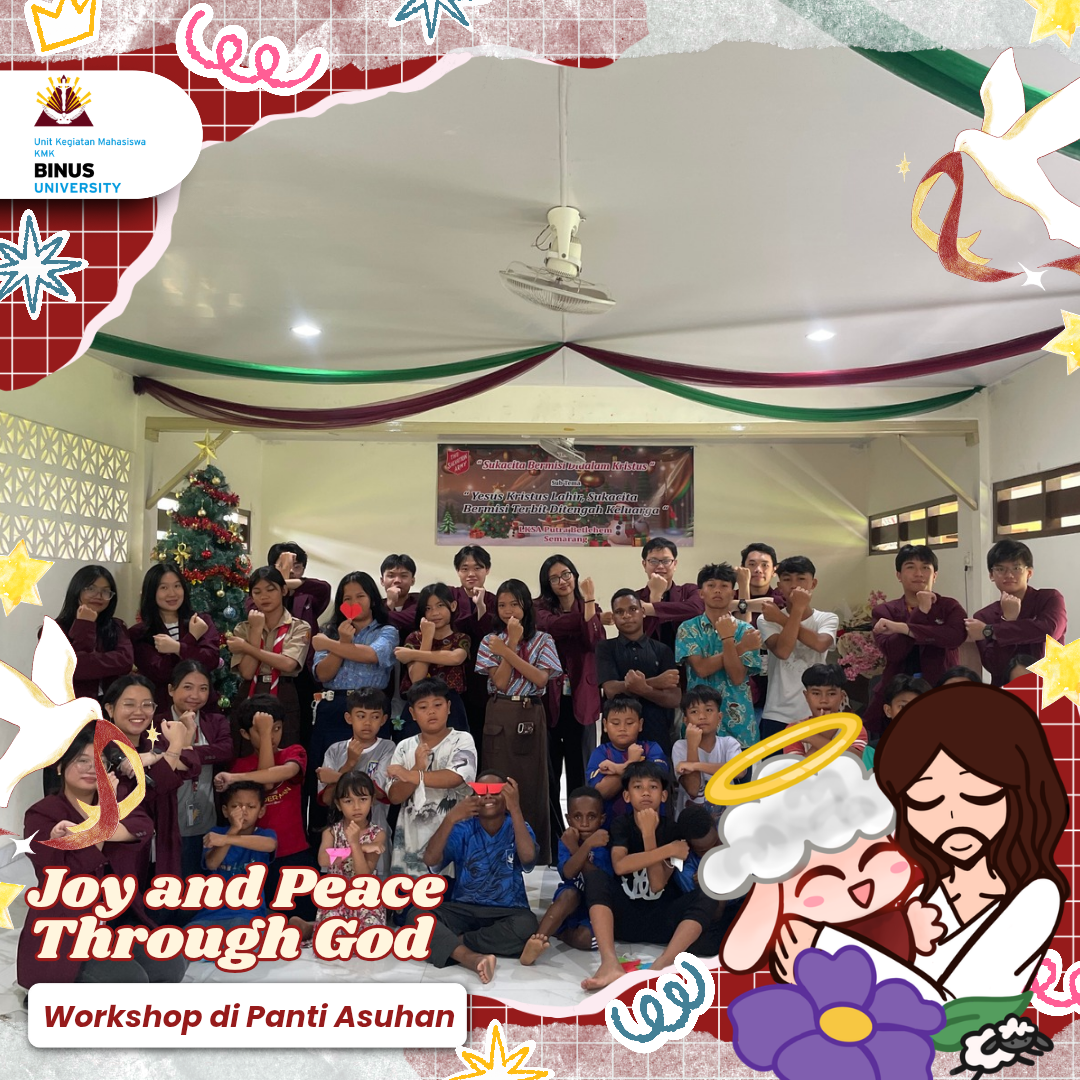 Joy and Peace Through God: Workshop bersama anak-anak Panti Asuhan Bethlehem Bala Keselamatan Semarang