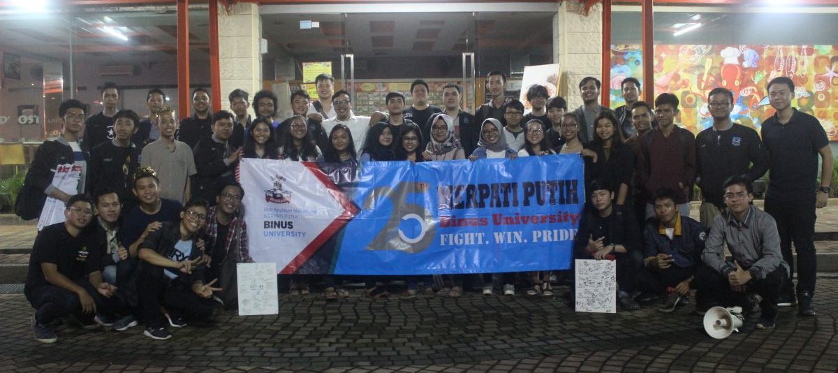 HUT MERPATI PUTIH BINUS KE-25 MARET 2018