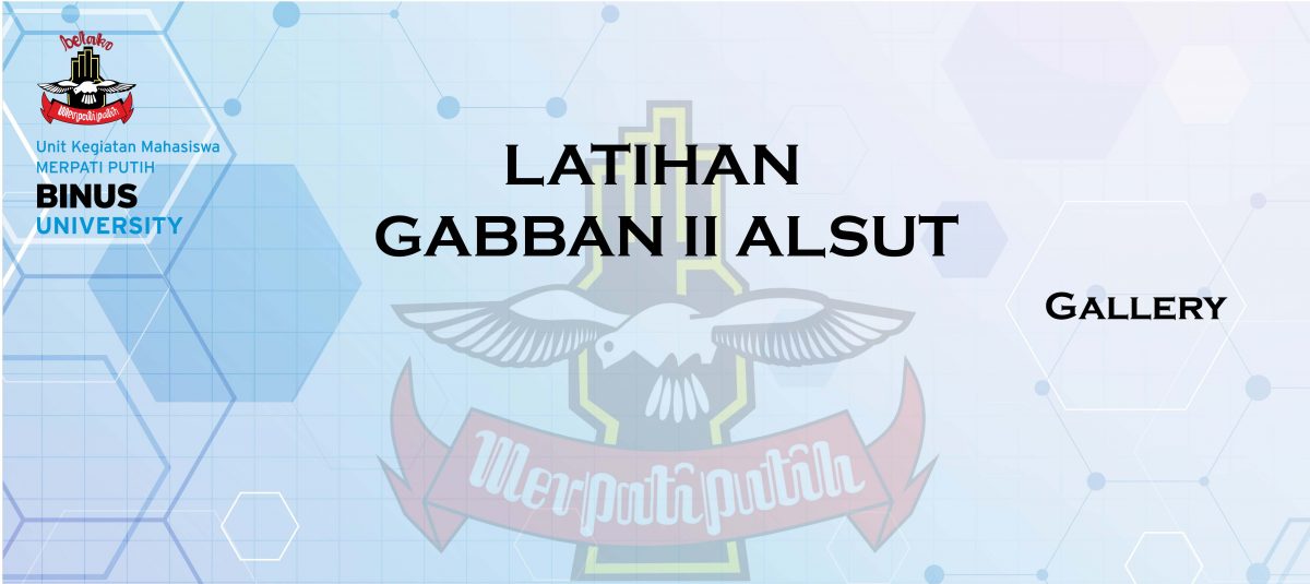 LATIHAN GABBAN II ALSUT 2018