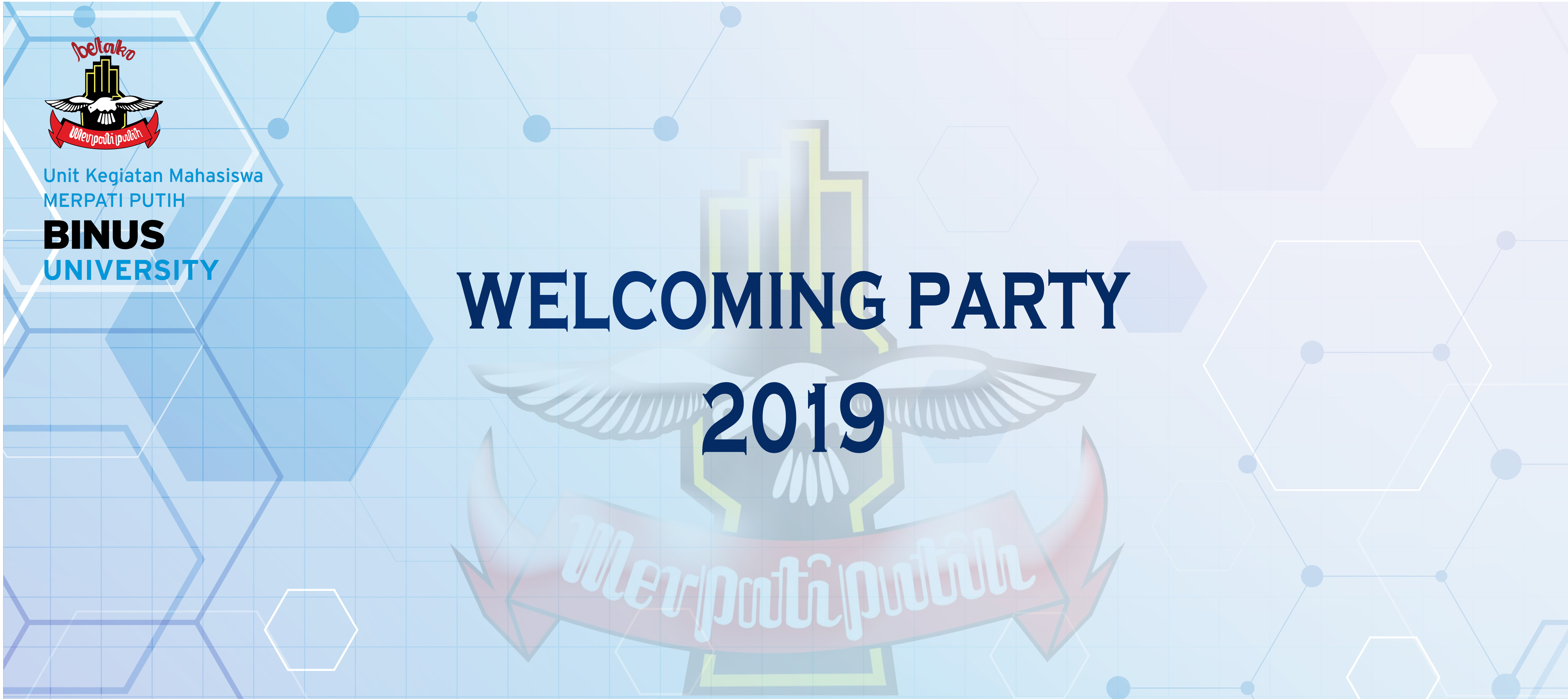 WELCOMING PARTY 2019