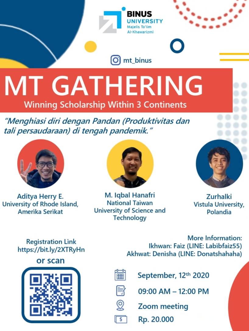 MT Gathering 2020: Winning Scholarship within Three Continents